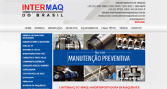 Desktop Screenshot of intermaqdobrasil.com.br